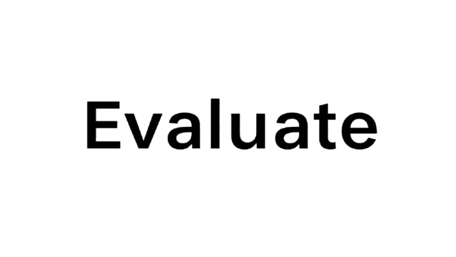 Evaluate Logo